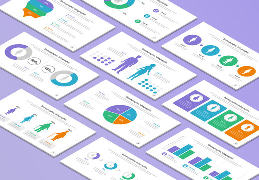 Demographic Infographic Presentation Layout