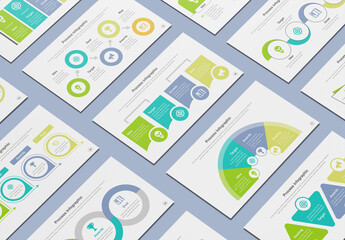 Process Infographic Clean Presentation Design Template