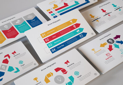 Arrow Infographic Slides Layout Template