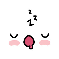 Cute Emoticon Face Doodle
