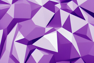 Purple Abstract Background Low Poly