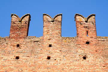 Belgioioso castle panorama landscape village characteristic art history culture italy italian...