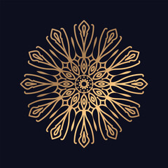 Colorful mandala Pattern with floral decorative Background