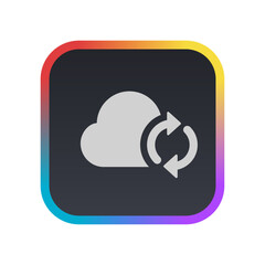 Cloud Sync - Pictogram (icon) 