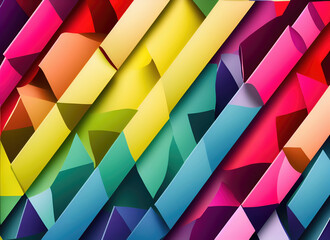 Obraz premium Abstract background in bright rainbow colors.