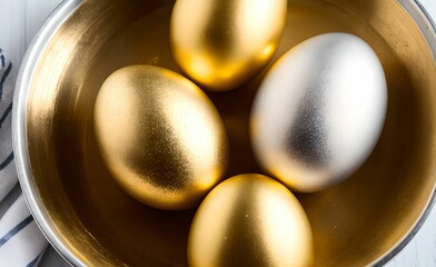 Easter Background Illustration, Colorful Easter Egg Closeup, Generated with AI