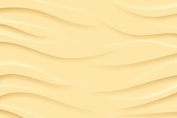 Obraz premium abstract yellow dynamic wavy shadow and light modern design geometric futuristic vector background. Sand concept