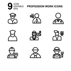 work profession icon or logo isolated sign symbol vector illustration - Collection of high quality black style vector icons 
