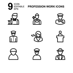work profession icon or logo isolated sign symbol vector illustration - Collection of high quality black style vector icons 
