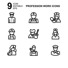 work profession icon or logo isolated sign symbol vector illustration - Collection of high quality black style vector icons 
