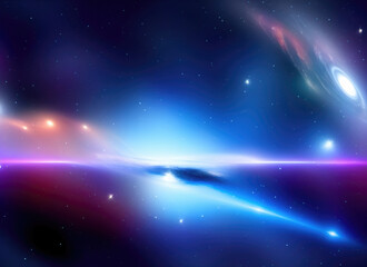 Obraz na płótnie Canvas Abstract star galaxy with shining star dust and nebula.