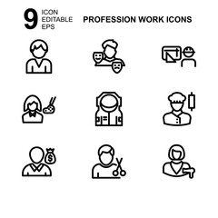 work profession icon or logo isolated sign symbol vector illustration - Collection of high quality black style vector icons 
