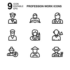 work profession icon or logo isolated sign symbol vector illustration - Collection of high quality black style vector icons 

