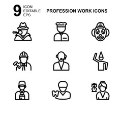 work profession icon or logo isolated sign symbol vector illustration - Collection of high quality black style vector icons 
