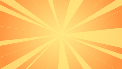 Shine Shining Sun Light Ray Comic Yellow Orange Gradient Background