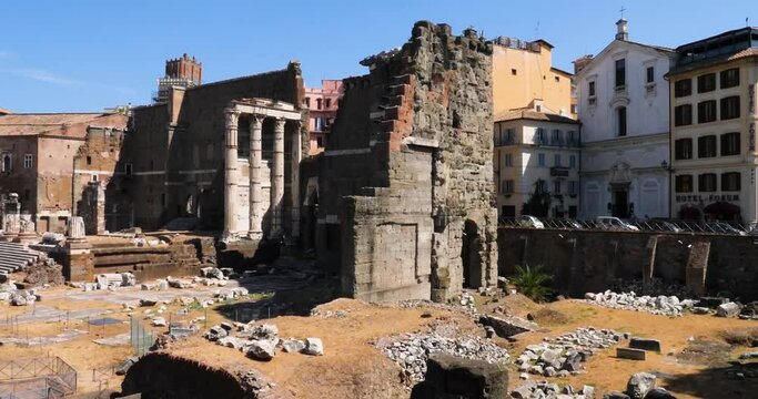 Trajan's Forum (Foro di Traiano), Rome, Italy.