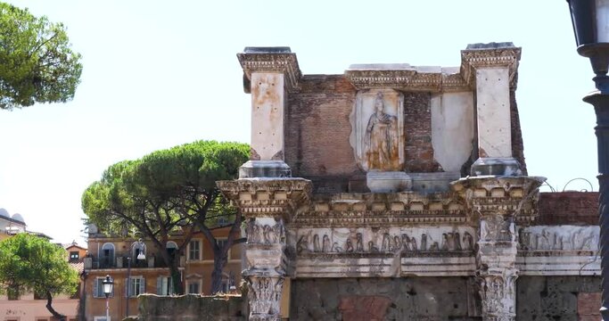 Trajan's Forum (Foro di Traiano), Rome, Italy.