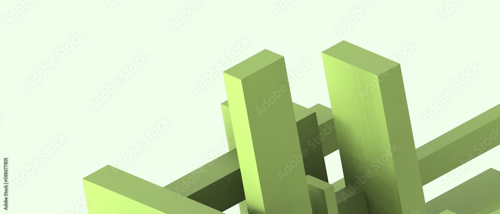 Poster 3d futuristic geometric shapes background and business concept with technology concept for science d