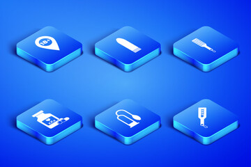 Set Spanking paddle, Location with 18 plus, Penis pump, Bottle pills for potency, Dildo vibrator and icon. Vector