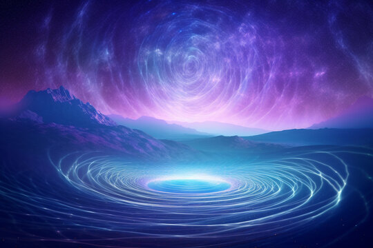 background with space, generative ai