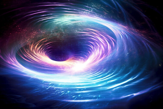 fractal burst background, generative ai