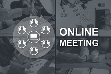 Concept of online meeting