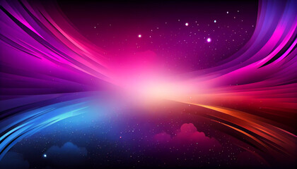 Generative AI, Cosmic Dreamscape: A Beautiful Gradient of Purples, Pinks, and Blues in an Abstract Design