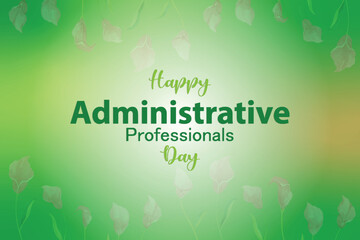 Administrative Professionals Day, Secretaries Day or Admin Day. Holiday concept,  for background, banner, card, poster, modern background illustration - obrazy, fototapety, plakaty