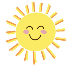 sun cute drawing