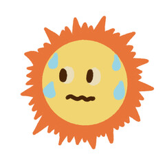 sun cute drawing
