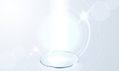 white light glowing abstract background