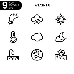 weather icon or logo isolated sign symbol vector illustration - Collection of high quality black style vector icons

