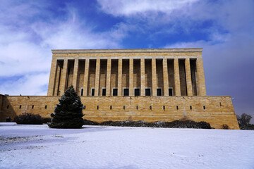 Anitkabir is the mausoleum of the founder of Turkish Republic, Mustafa Kemal Ataturk. 