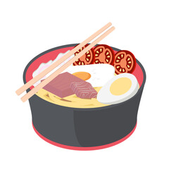 Ramyeon Ramyun Noodle Soup Traditional Ramen Asian Food