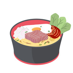 Ramyun Ramyeon Noodle Soup Traditional Ramen Asian Food