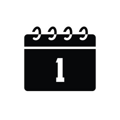 calendar, icon, vector, design, template, illustrasi, logo, flat, style, trendy, collection