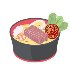 Ramyun Ramyeon Noodle Soup Traditional Ramen Asian Food