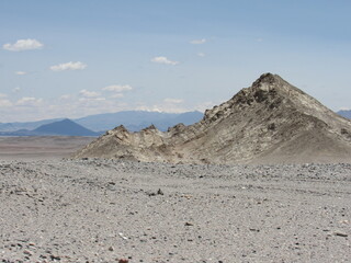 landscape in the desert