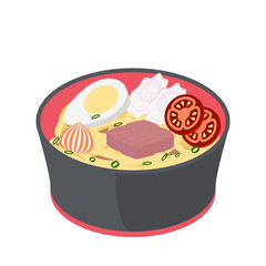 Ramyun Ramyeon Noodle Soup Traditional Ramen Asian Food