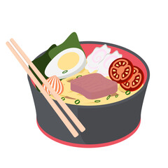 Noodle Ramen Ramyun Ramyeon Soup Traditional Asian Food