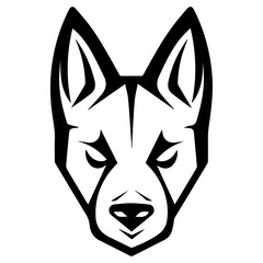 dog isolated on white ground