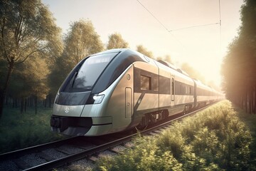 Sustainable Travel Made Easy: A Guide to Eco-Friendly Train Journeys, AI Generated