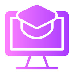 elearning gradient icon