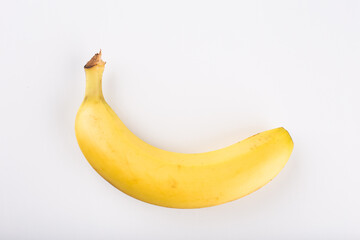banana on white background
