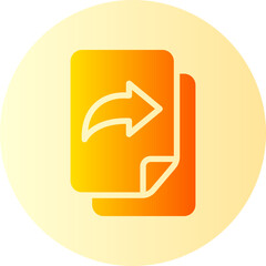 send gradient icon