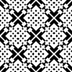 Vector monochrome pattern, Abstract texture for fabric print, card, table cloth, furniture, banner, cover, invitation, decoration, wrapping.seamless repeating pattern.Black and 
white color.