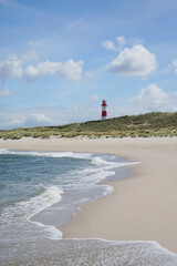 Leuchtturm in den Dünen Sylt List Ellenbogen 
