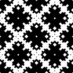 Vector monochrome pattern, Abstract texture for fabric print, card, table cloth, furniture, banner, cover, invitation, decoration, wrapping.seamless repeating pattern.Black and 
white color.