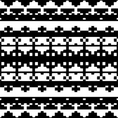 Vector monochrome pattern, Abstract texture for fabric print, card, table cloth, furniture, banner, cover, invitation, decoration, wrapping.seamless repeating pattern.Black and 
white color.
