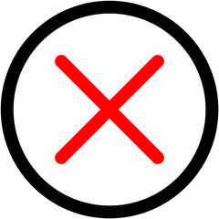Obraz premium Delete Icon